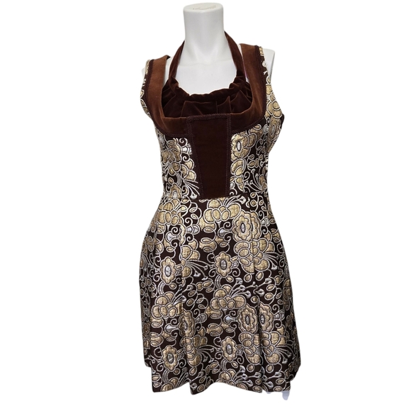 Vntg Dirnol Hock German Sleeveless Dress Size 36 - Picture 1 of 11